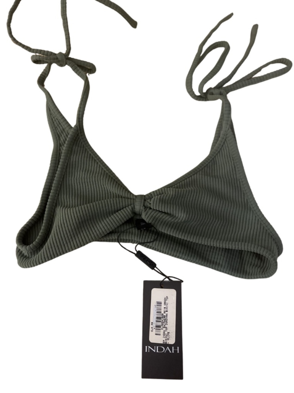Indah Donovan Bikini Top In Olive XS